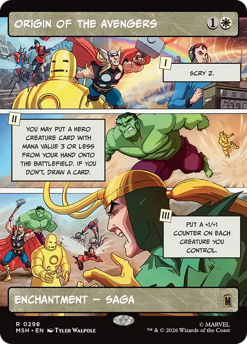 Origin of the Avengers [MSH-298] [R]
