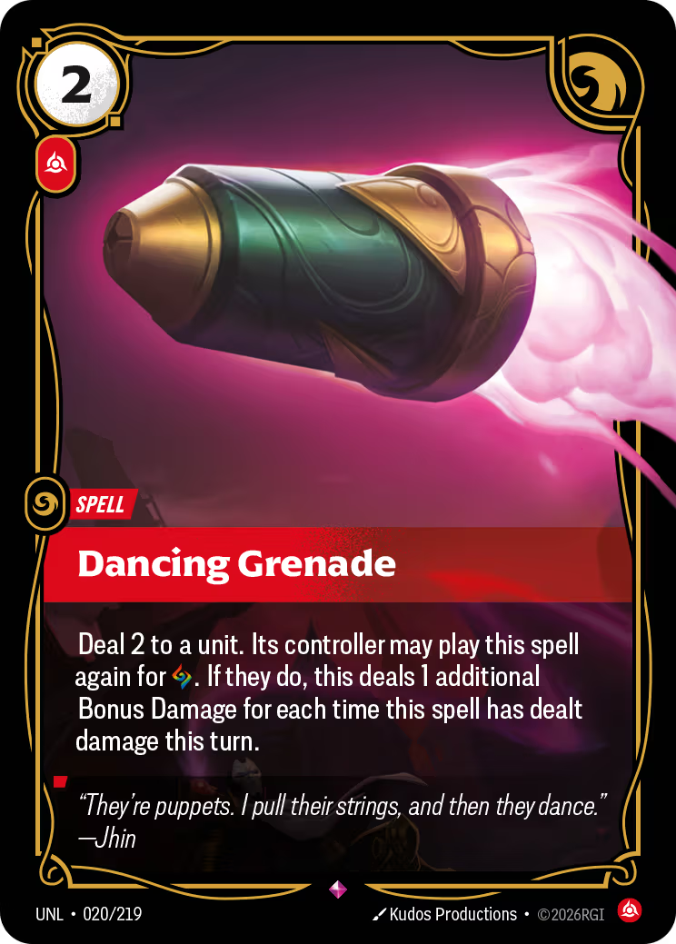 Dancing Grenade [UNL-020] [R]