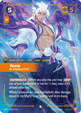 Yone - Blademaster ON Signature [SFD-233a] [S]