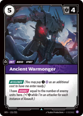 Ancient Warmonger [SFD-131] [U]