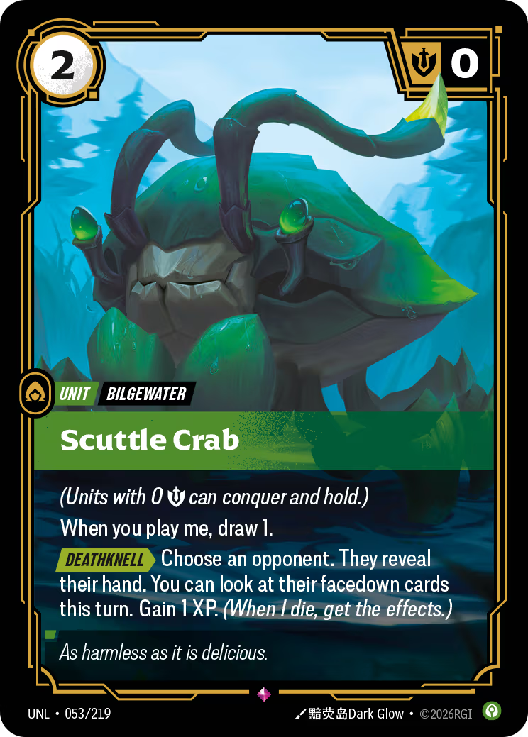 Scuttle Crab [UNL-053] [R]