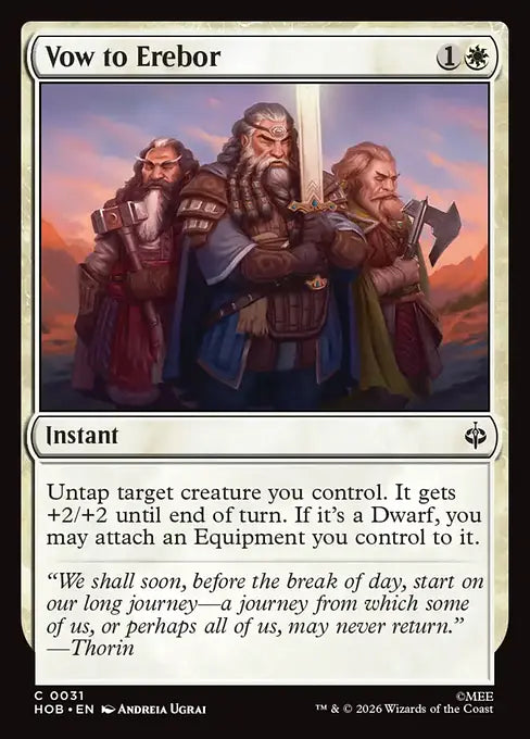 Vow to Erebor [HOB-031] [C]