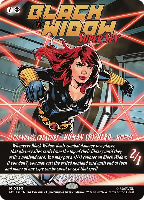 Black Widow, Super Spy [MSH-393] [M]