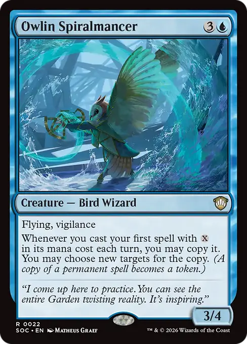 Owlin Spiralmancer [SOC-022] [R]