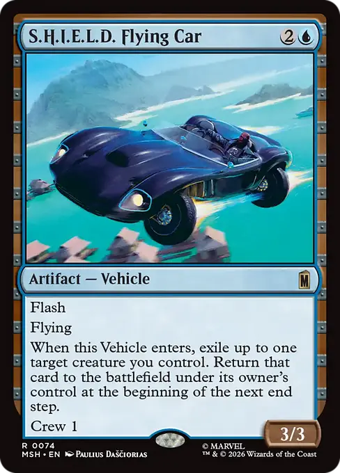 S.H.I.E.L.D. Flying Car [MSH-074] [R]