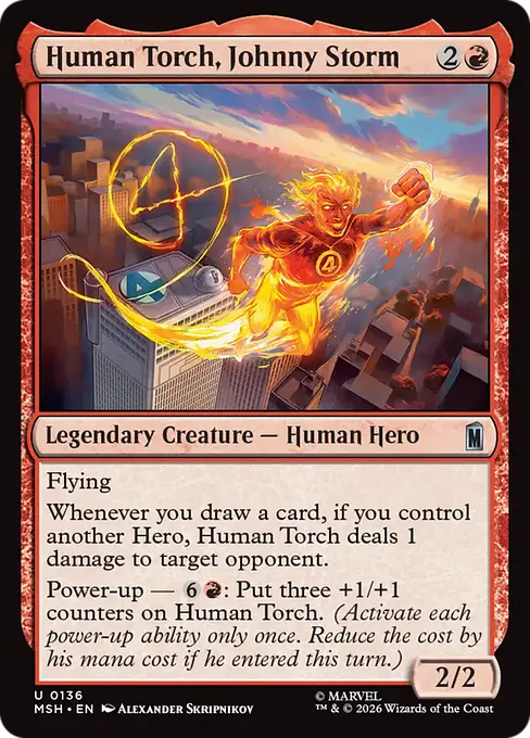 Human Torch, Johnny Storm [MSH-136] [U]