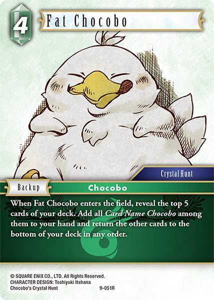 Fat Chocobo (09-051R) [Opus 9]