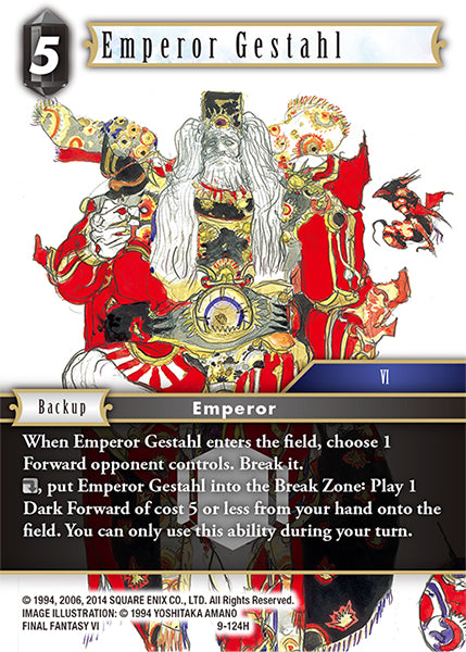 Emperor Gestahl (09-124H) [Opus 9]