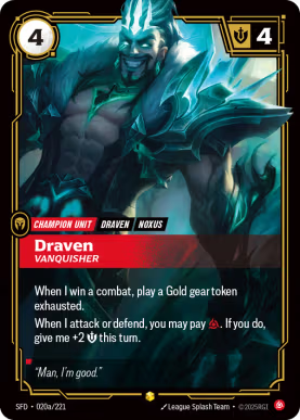 Draven - Vanquisher [SFD-020a] [S]