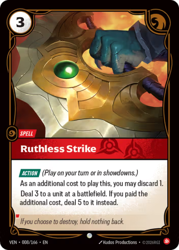 Ruthless Strike [VEN-008C]