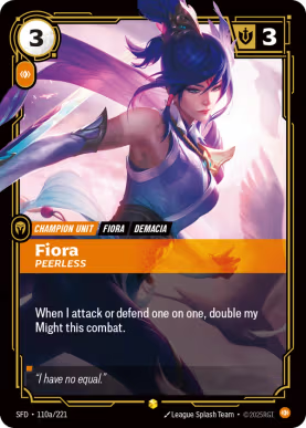Fiora - Peerless [SFD-110a] [S]