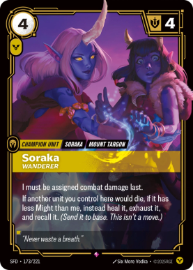 Soraka - Wanderer [SFD-173] [R]