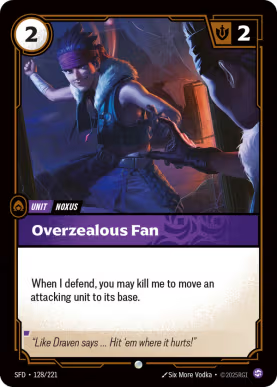 Overzealous Fan [SFD-128] [C]