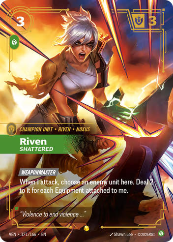 Riven - Shattered (Overnumbered) [VEN-171S]