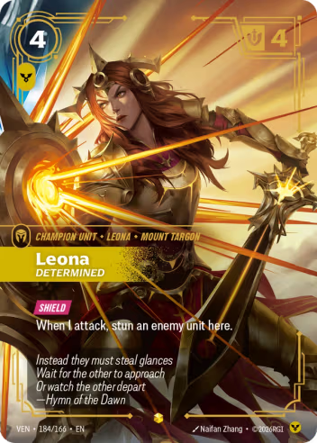 Leona - Determined (Overnumbered) [VEN-184S]