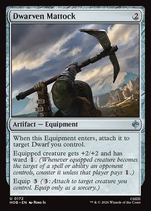 Dwarven Mattock [HOB-172] [U]