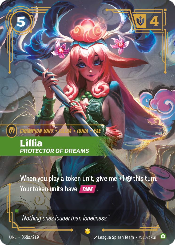 Lillia - Protector of Dreams [UNL-058a] [S]