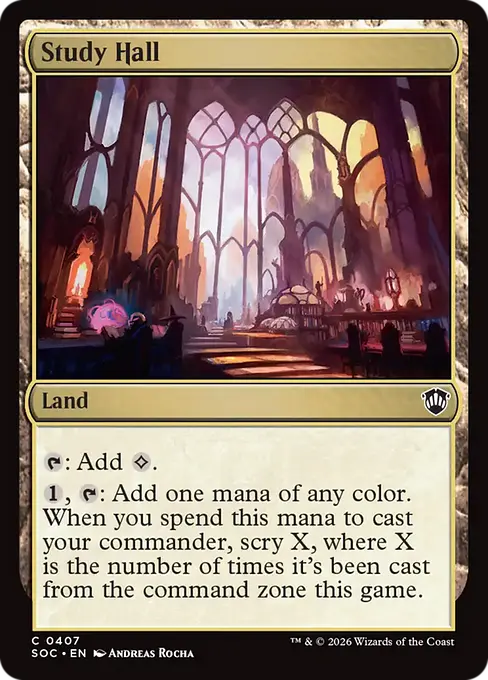 Study Hall [SOC-407] [C]