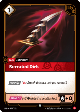 Serrated Dirk [SFD-009] [C]