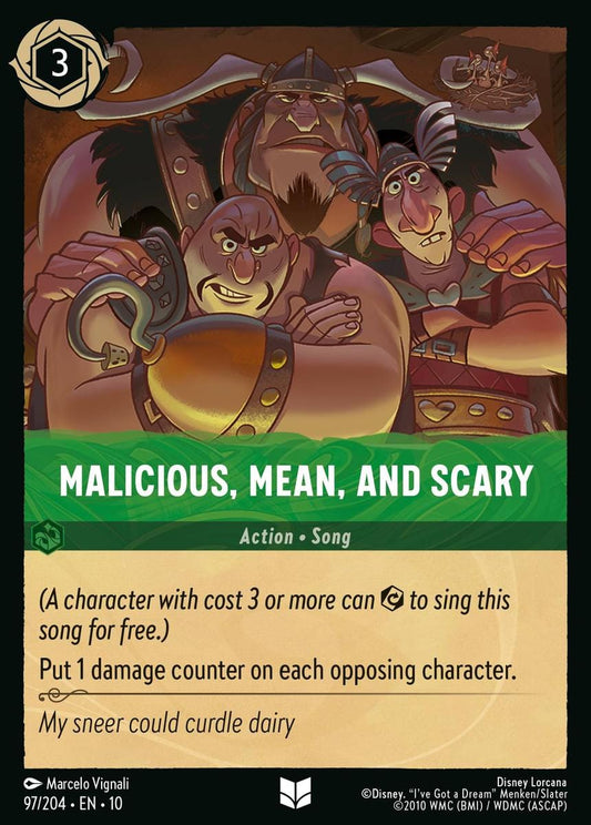 Malicious, Mean, and Scary [010-097]