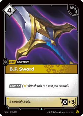 B.F. Sword [SFD-161] [U]