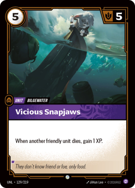 Vicious Snapjaws [UNL-129] [C]