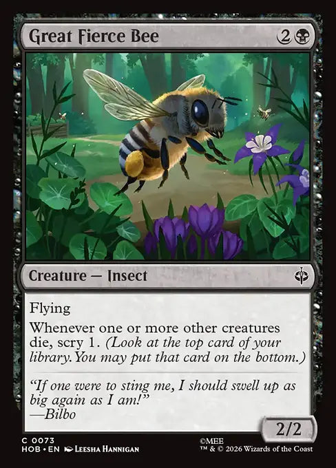 Great Fierce Bee [HOB-073] [C]