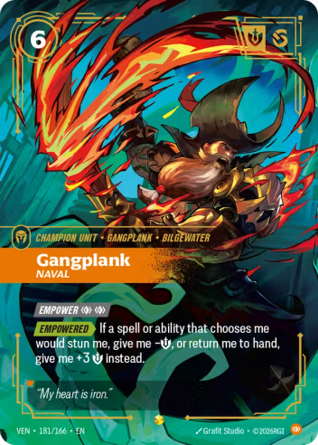 Gangplank - Naval (Overnumbered) [VEN-181S]