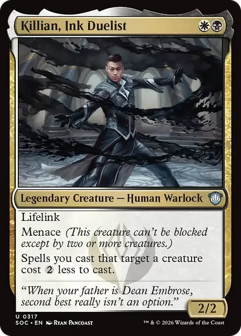 Killian, Ink Duelist [SOC-317] [U]