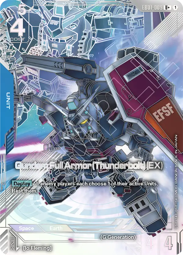 Gundam Full Armor (Thunderbolt) (EX) [EB01-009] [U+]