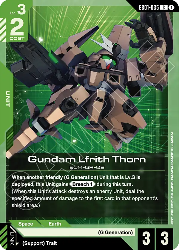 Gundam Lfrith Thorn [EB01-035] [C]
