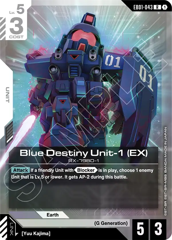 Blue Destiny Unit-1 (EX) [EB01-043] [R]