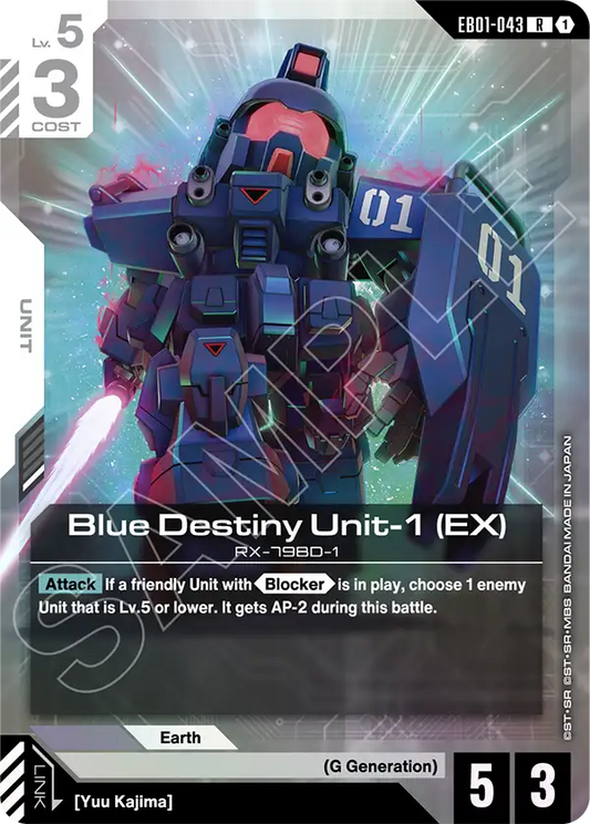 Blue Destiny Unit-1 (EX) [EB01-043] [R]