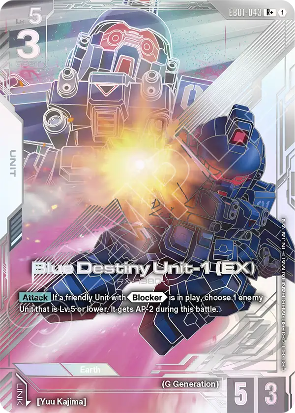 Blue Destiny Unit-1 (EX) [EB01-043] [R+]