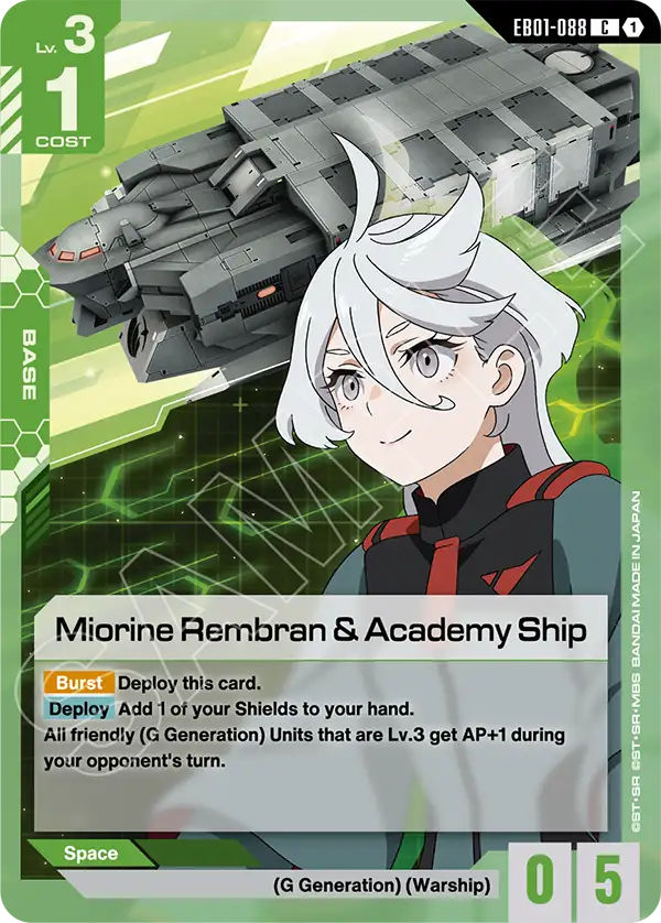 Miorine Rembran & Academy Ship [EB01-088] [C]