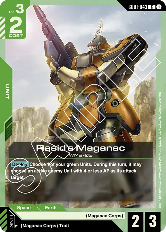 Rasid's Maganac (GD01-043) Common