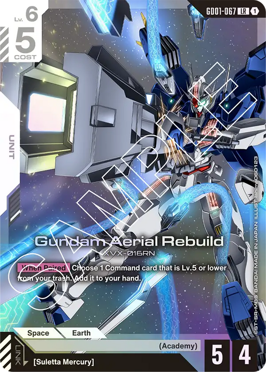 Gundam Aerial Rebuild (GD01-067) LR