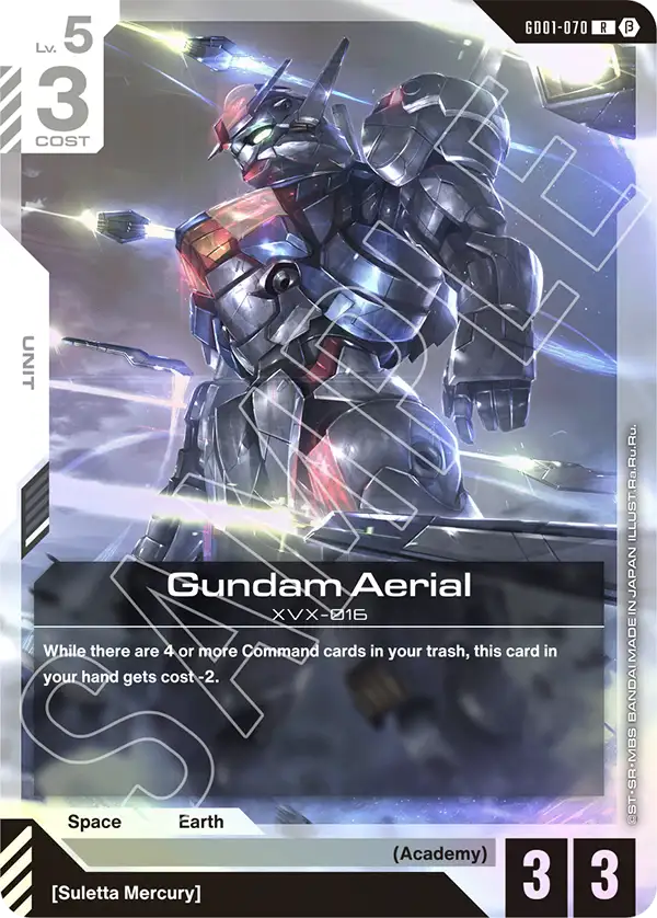 Gundam Aerial GD01-070R (Edition Beta)
