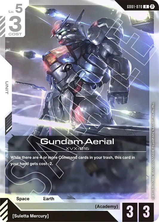 Gundam Aerial GD01-070R (Edition Beta)
