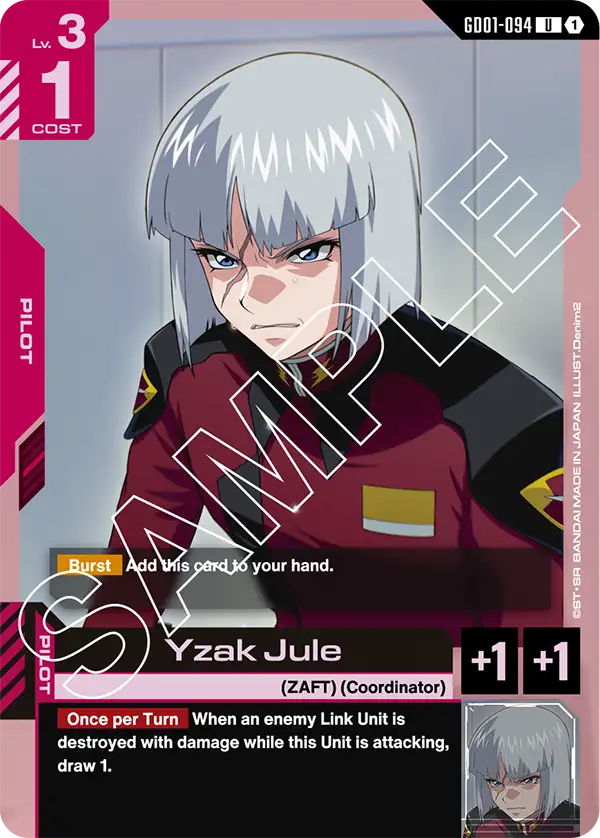 Yzak Jule (GD01-094) Uncommon