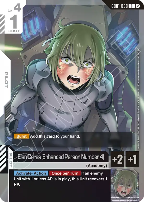 Elan Ceres (Enhanced Person Number 4) (PROMO) [GD01-098] [C]