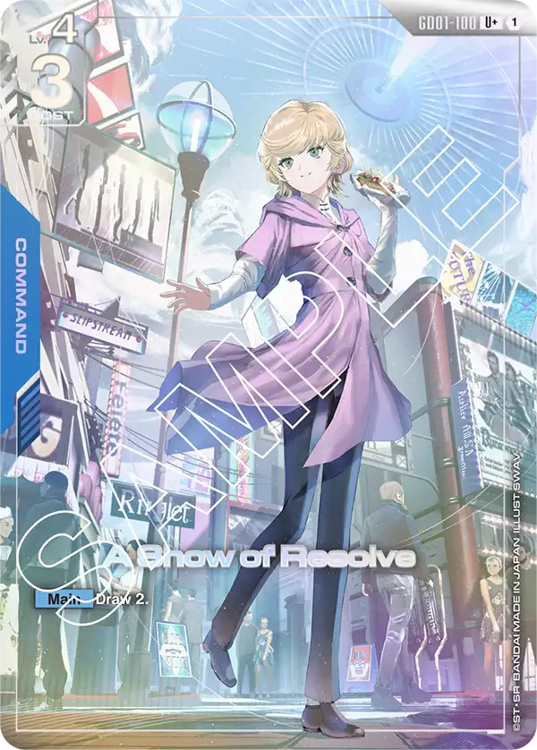 A Show of Resolve (GD01-100) U+