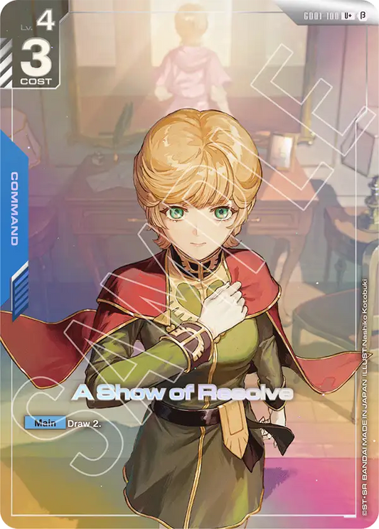 A Show of Resolve GD01-100U+ (Edition Beta)