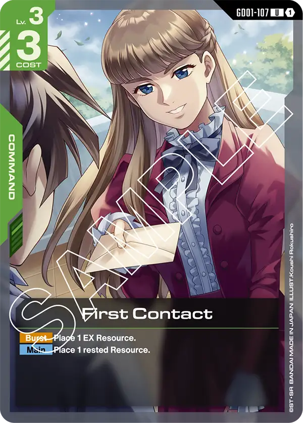 First Contact (GD01-107) Uncommon