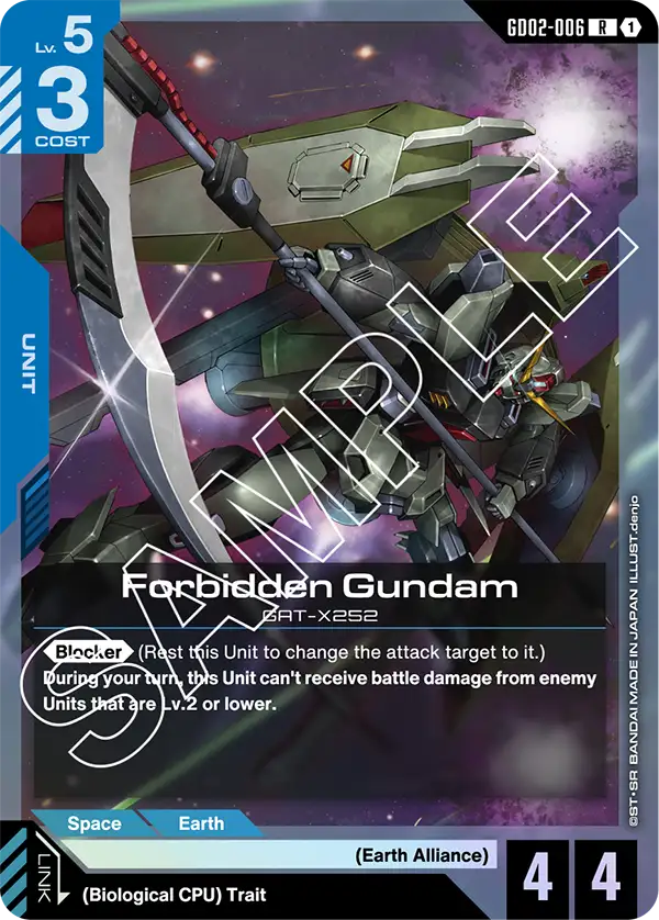 Forbidden Gundam (GD02-006) R