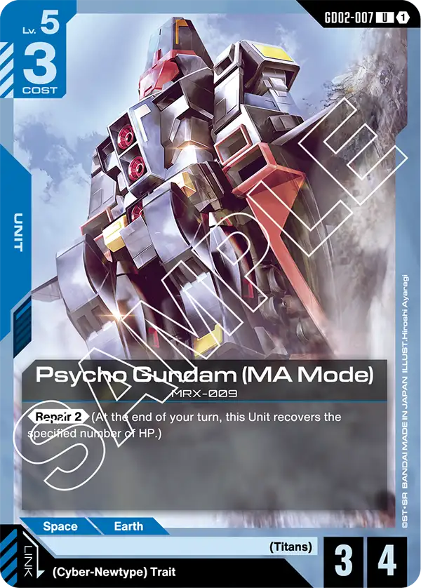 Psycho Gundam (MA Mode) (GD02-007) U