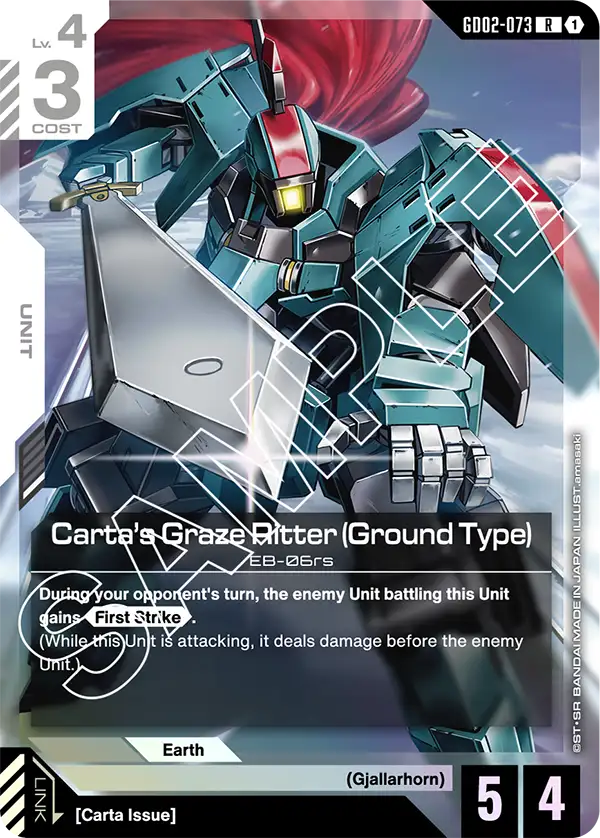 Carta's Graze Ritter (Ground Type) (GD02-073) R