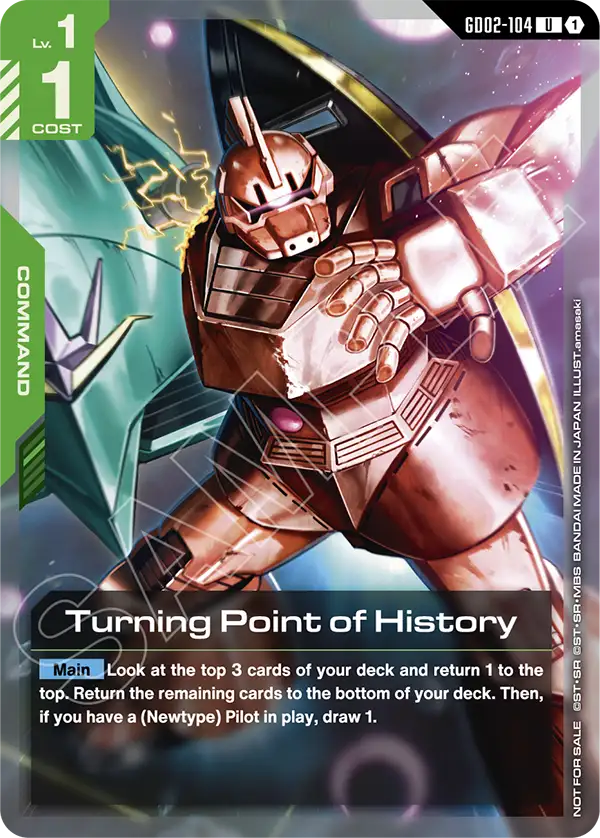 Turning Point of History (PROMO) [GD02-104] [U]