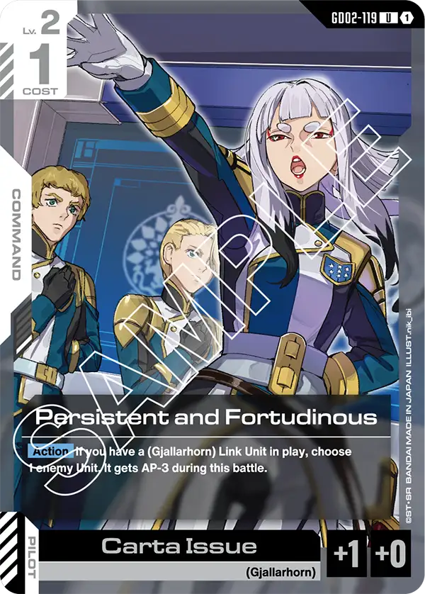 Persistent and Fortudinous (GD02-119) U