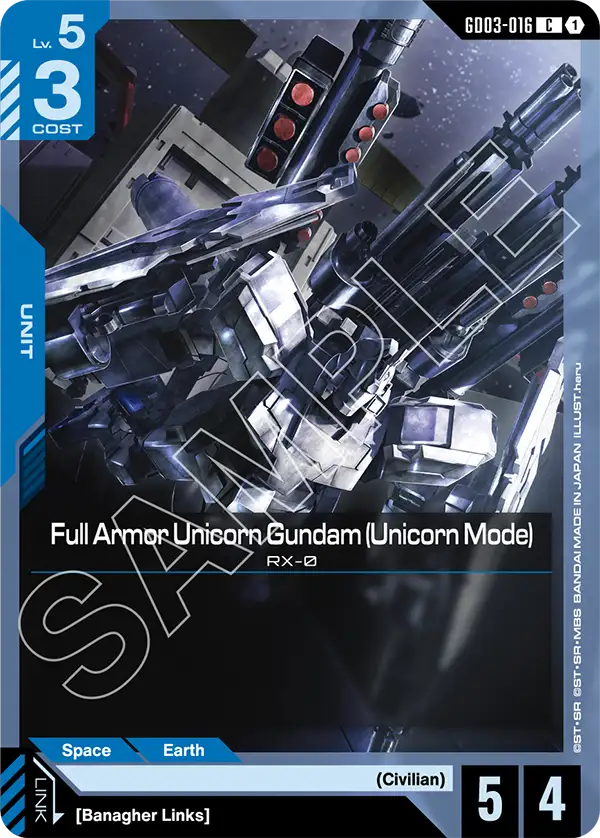 Full Armor Unicorn Gundam (Unicorn Mode) [GD03-016] [C]